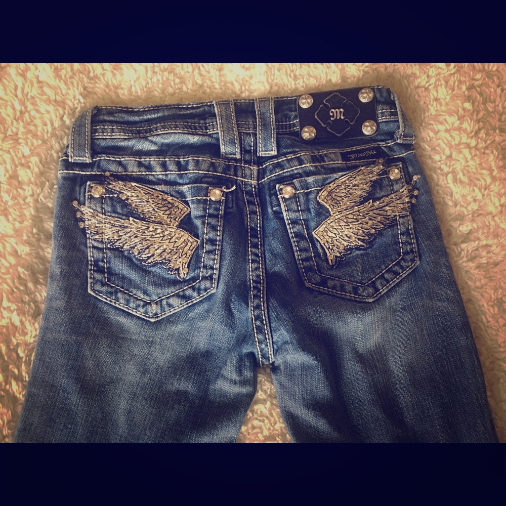 Miss Me Girls Jean Capris size 14